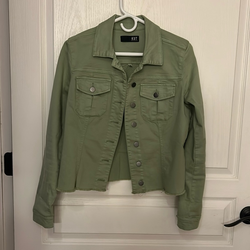 KUT from the Kloth Kara jacket -size M - cactus color